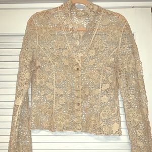 ✨Crochet Embellished Blazer✨